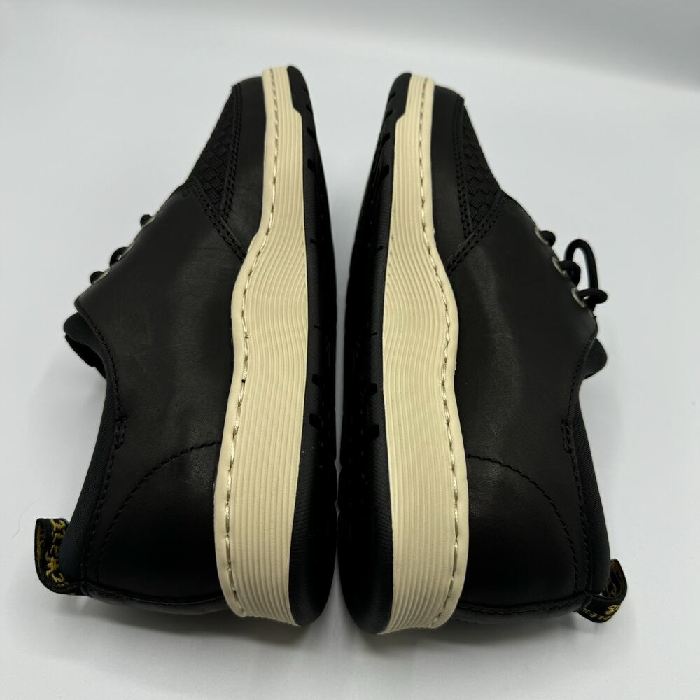 Dr Maertens Solaris Woven 3 Eye Black Oxford Sneaker Shoes Womens 8 New In Box - Picture 4 of 9